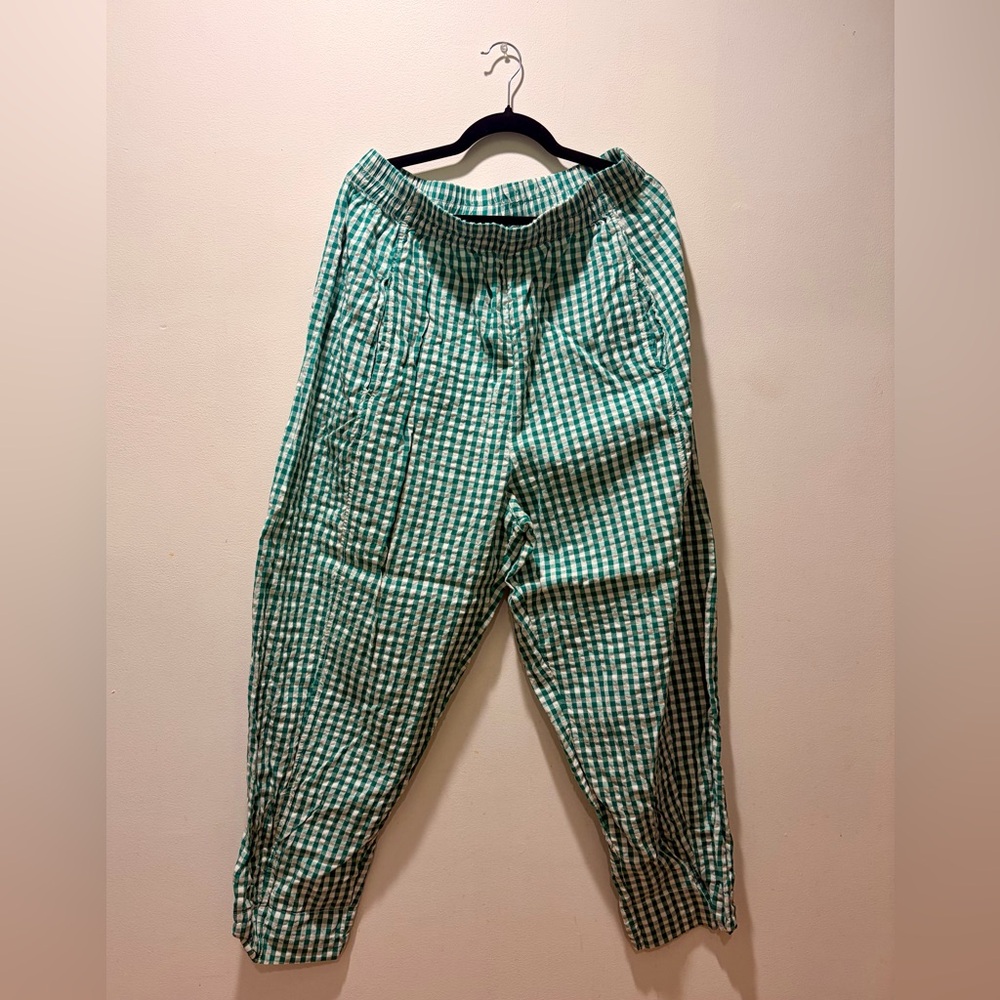 Free People Preppy Poplin Gingham Pants